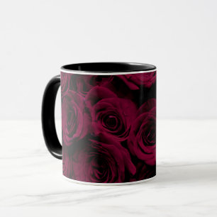 Mug Rose foncé magenta rouge bordeaux