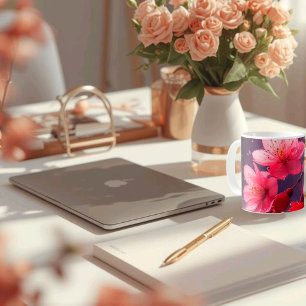 Mug Rose Gold Rose Femme Cadeau de Fête 60 Ans Coffret