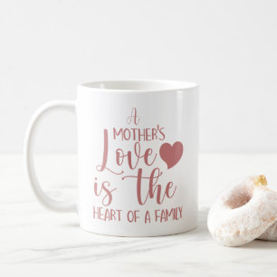 Mug Rose Inspirante L'Amour d'une Mère