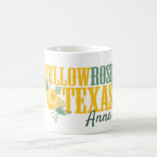 Mug Rose jaune du Texas - Rose unique