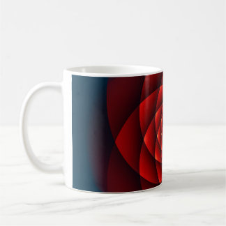 Mug Rose Kaleidoscope rouge + votre idée