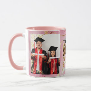 Mug Rose-Marbre & Or Élite Personnalisé pour la Remise