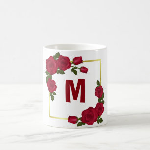 Mug Rose monogramme