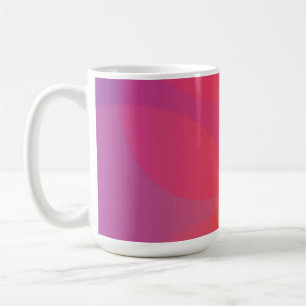Mug rose, orange, moderne, simple, cool, art tendance