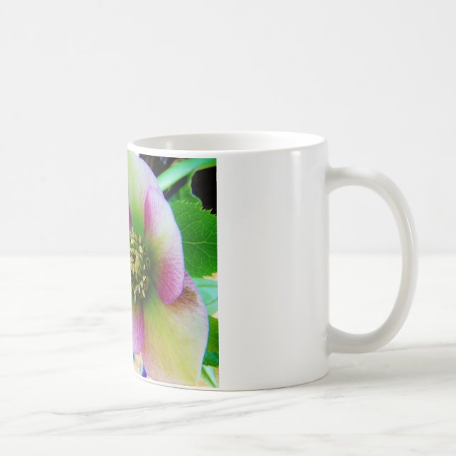 Mug Rose rose carême bleu boule de verre (Droite)