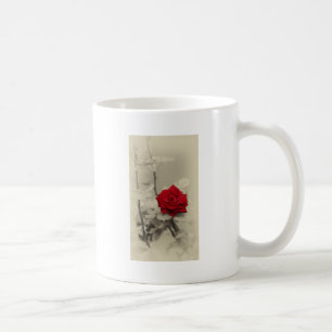Mug rose rouge