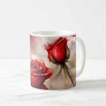 Rose rouge Saint-Valentin ou Merci