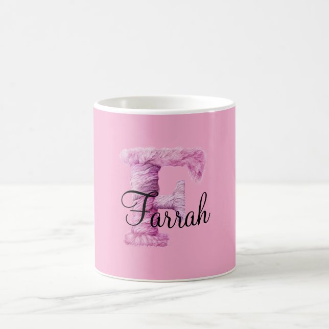 Mug Rose Violet Confortable F Nom  (Centre)