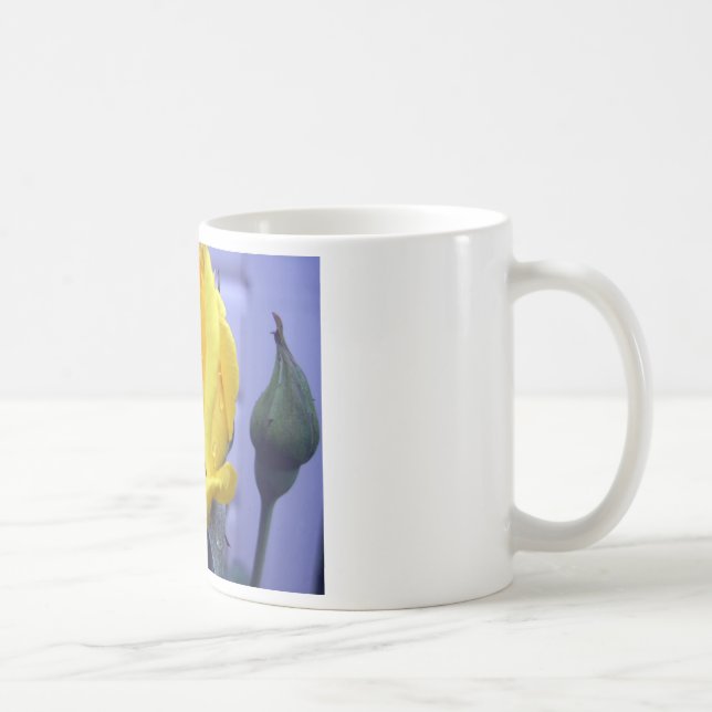 Mug Rosebud jaune (Droite)