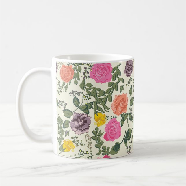 Mug Roses en fleur (Gauche)
