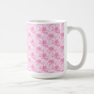 Mug Roses et Coeurs de Mug/Rose