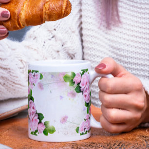 Mug Roses roses romantiques Musique