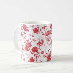 Mug Roses Rouges Floral
