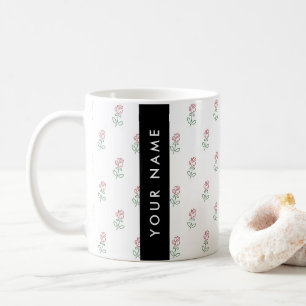 Mug Roses Rouges, Motif De Roses, Votre Nom