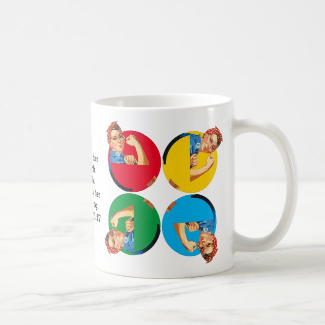Mug ROSIE RIVETER Proverbes 31 (Droite)