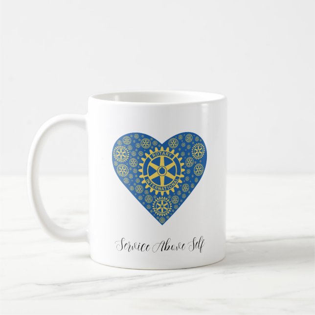 Mug Rotary International, Service au-dessus de soi - (Gauche)