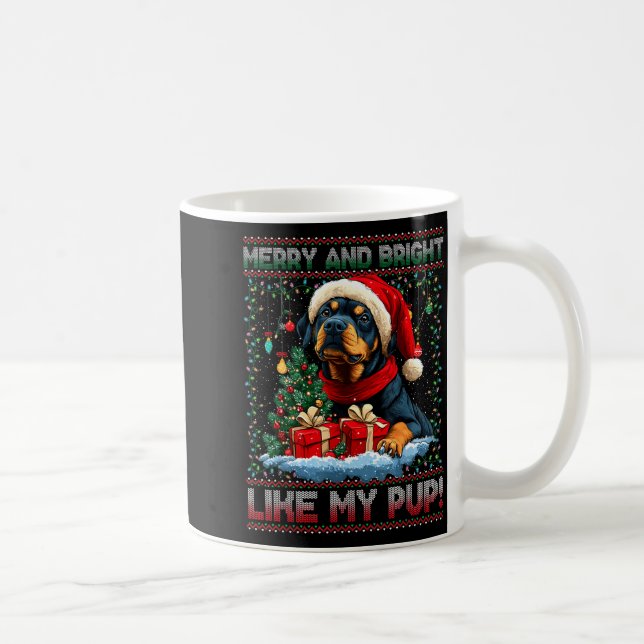 Mug Rottweiler Christmas Tree Decorations Dog Lover Xm (Droite)