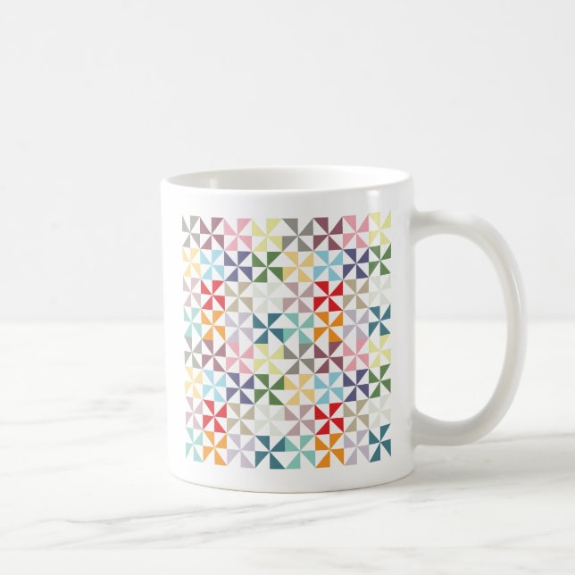 Mug Roue géométrique colorée (Droite)