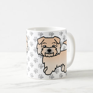 Mug Roue Norfolk Terrier Cartoon Chien et Pâtes