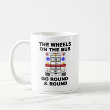 Roues sur l'autobus - ambulance (tasse)