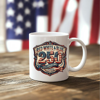 Mug Rouge, Blanc & Bleu 4 juillet
