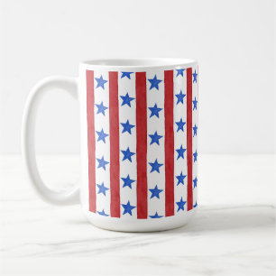 Mug Rouge Blanc & Bleu Patriotique