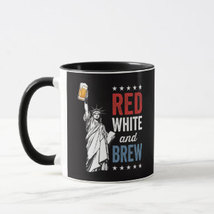 Mug Rouge Blanc et Bière 250e Anniversaire