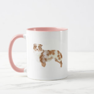 Mug rouge de berger australien