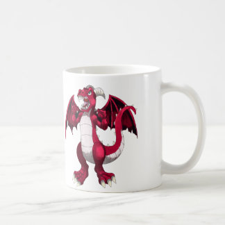 Mug Rouge de dragon d'hurlement