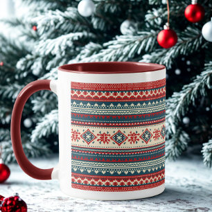 Mug Rouge Festif mignon moderne laide Sweat de Noël