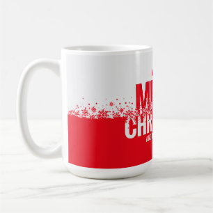 Mug rouge Joyeux Noël – Joie festive des Fêtes