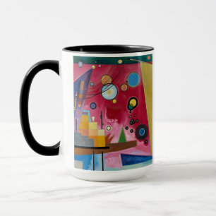 Mug Rouge lourd, 1924 par Wassily Kandinsky