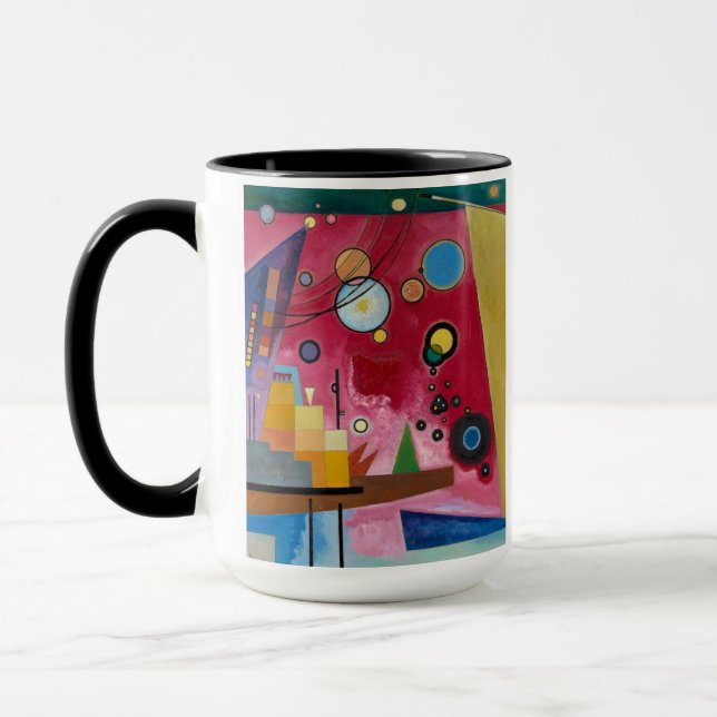 Mug Rouge lourd, 1924 par Wassily Kandinsky (Gauche)