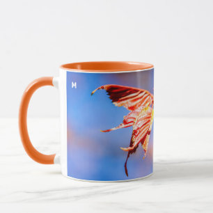 Mug Rouge Sakura bleu ciel