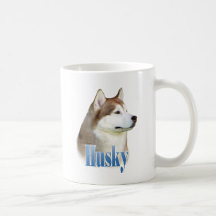 Mug Rouge Sibérien Husky Nom