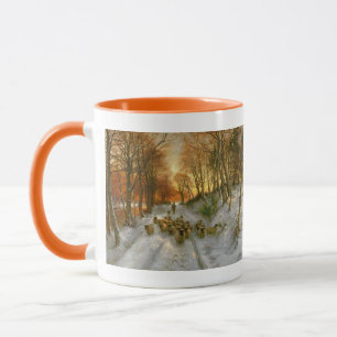 Mug Rougeoyé avec des teintes de même des heures
