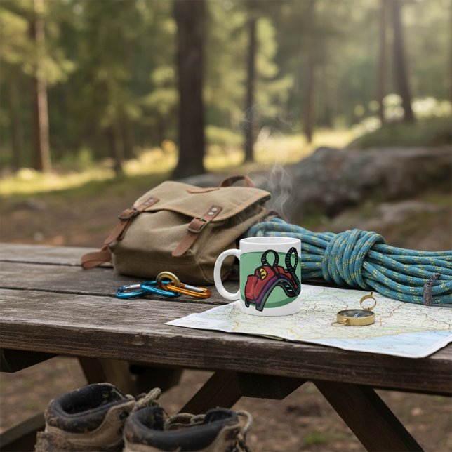 Mug Rouleau couleur rouge Dessous de verre à tour (Créateur téléchargé)