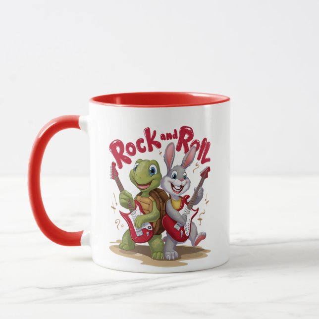 Mug Roulement de reptile et de lièvre (Gauche)