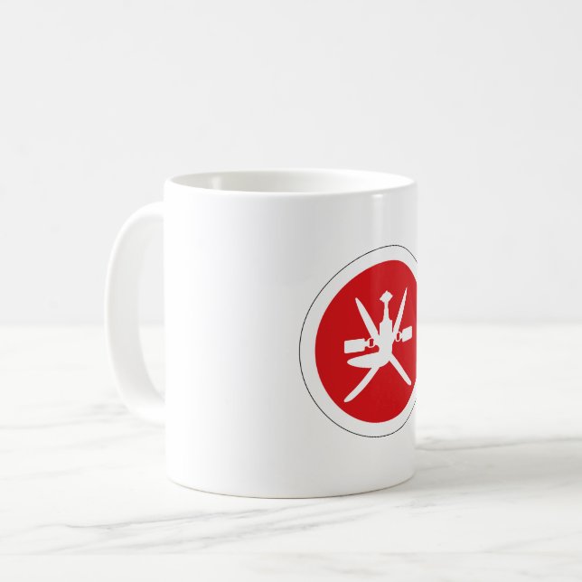Mug Roundel omanais (Devant gauche)