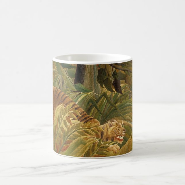 Mug Rousseau Jungle Tropical Tiger Art (Centre)