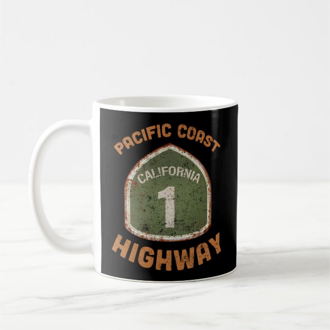 Mug Route 1 de la Côte Pacifique (Gauche)