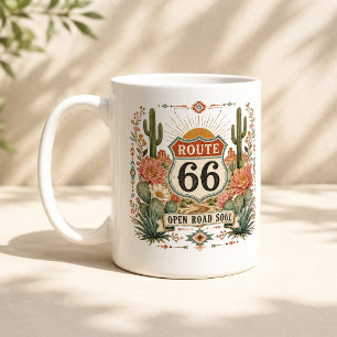 Mug Route 66 du désert du sud-ouest souvenir