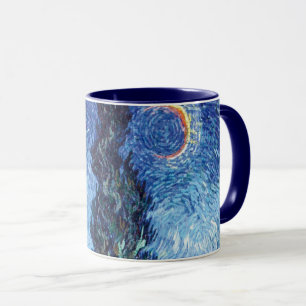 Mug Route avec Cypress et Star (1890) Vincent Van Gogh