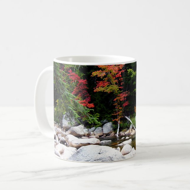Mug Route de Kancamagus à l'automne (Devant gauche)