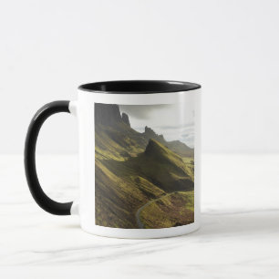 Mug Route montant vers The Quiraing, île de Skye,