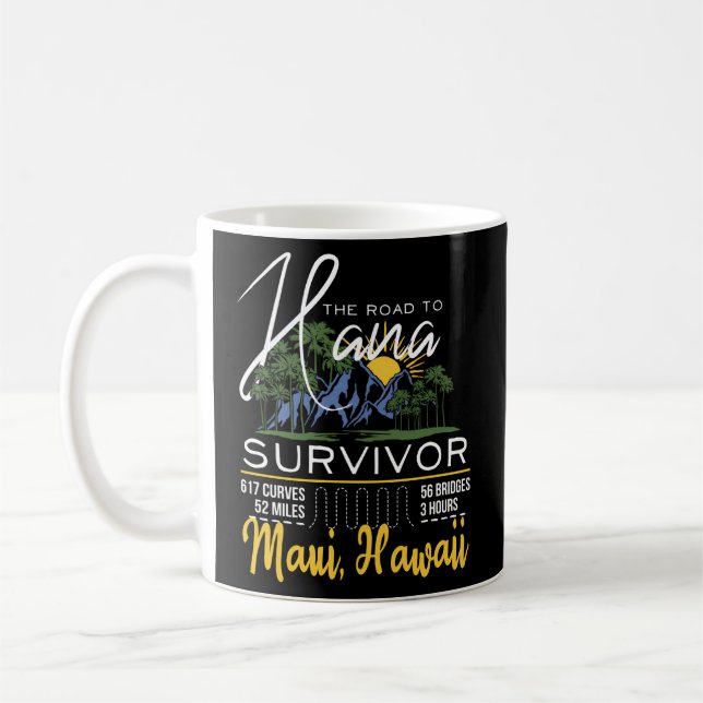 Mug Route vers Hana Survivor Curvy Palm Maui Hawaii (Gauche)