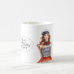 Mug Roux marin voile baisers salés