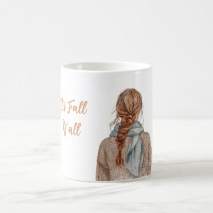 Mug Roux Rousse Féminine Chapeau Citrouille C'est l'Au