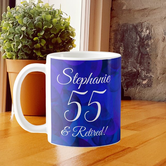 Mug Royal Blue 55 et retraite (Créateur téléchargé)