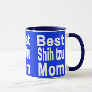 Mug Royal Blue Best Shih tzu Mom Mug, Chien